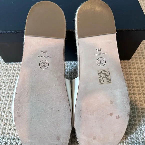 Brand New Never Worn Chanel Stud Encrusted Slides - Picture 3 of 8